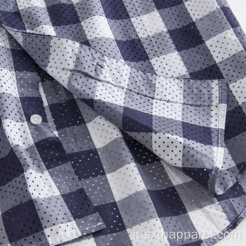 Camicia casual a maniche corte da uomo 2020 di nuovo design